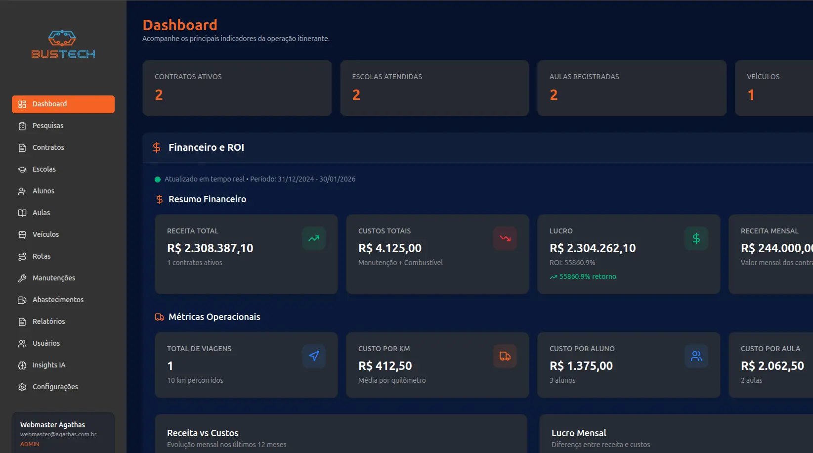 Bustech App - Escola Itinerante